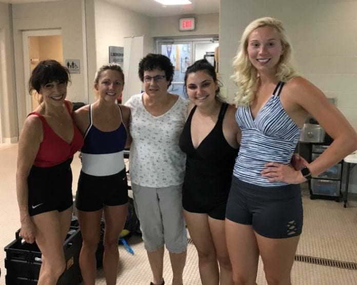 Department of Physical Therapy students with Dr. Nancy Darr