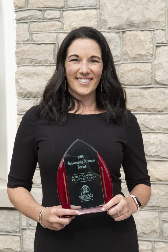 Dr. Ashley Campbell Holding Award