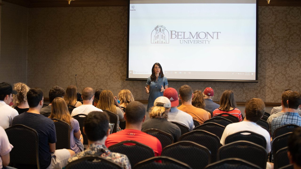 Elizabeth Gortmaker Talks to students about Center for Entrepreneurship