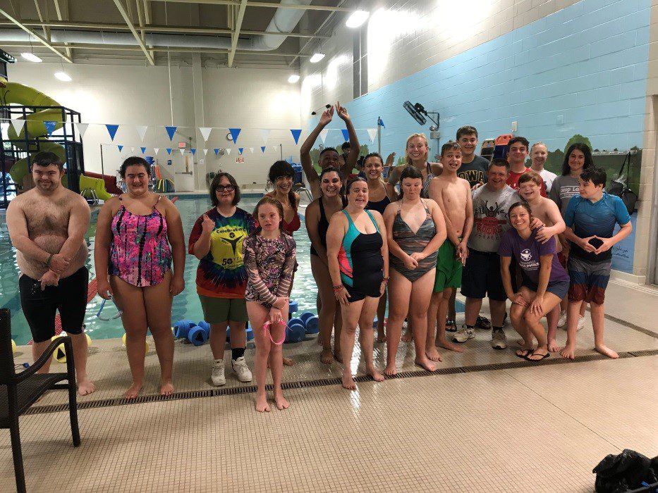 Nashville Dolphins campers participated in aquatic exercise with Belmont faculty and students.