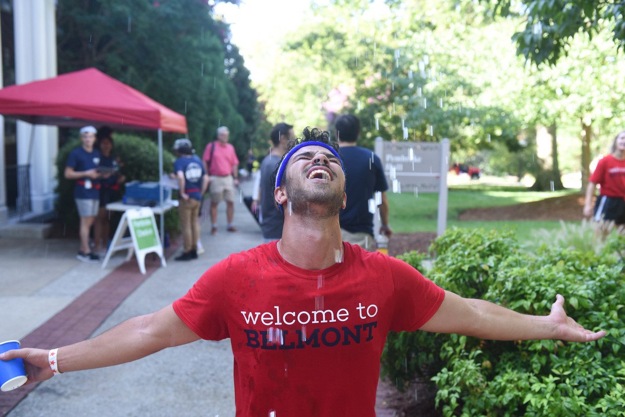 Move in day at Belmont at Belmont University in Nashville, Tennessee, August 16, 2019.