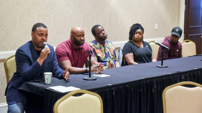 Panelists at Minding the Gap: A Diversity in Entertainment Symposium at Belmont University September 27, 2019