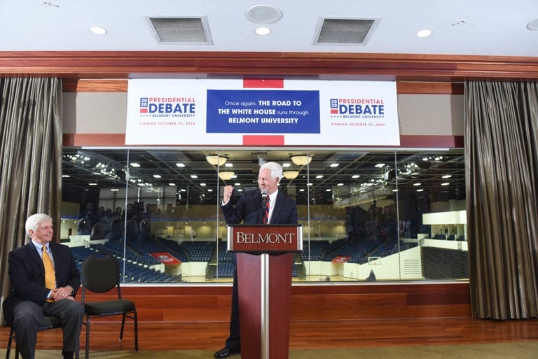 BELMONT UNIVERSITY RECEIVES ‘YES’ VOTE TO HOST 2020 PRESIDENTIAL DEBATE