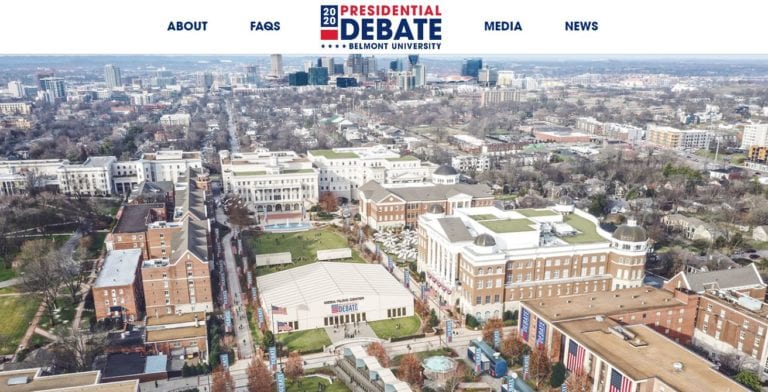 Belmont Launches Website Focused on 2020 Presidential Debate