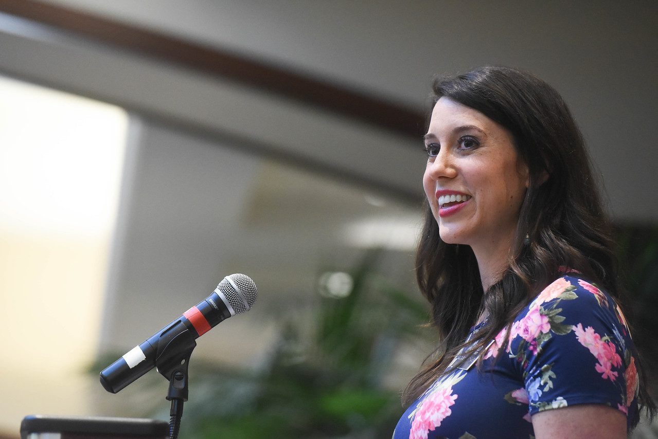 Elizabeth Gortmaker Speaks at Event
