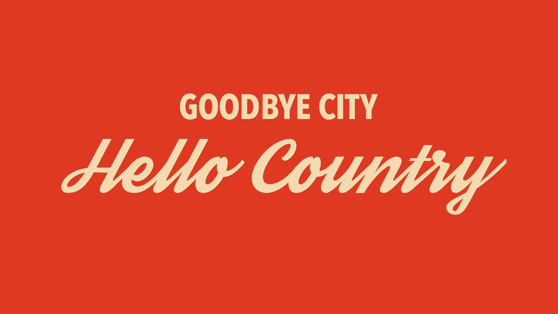 A piece of animation from the "Hello Country" Lyric Video by Abraham Mast