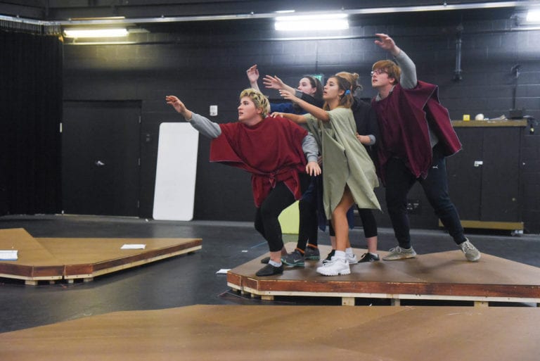 Belmont Theater Students Stage Production with Help From World-Renowned Frantic Assembly Workshop