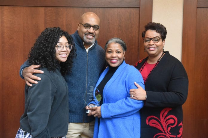 Angie Bryant with Family Members and Susan West