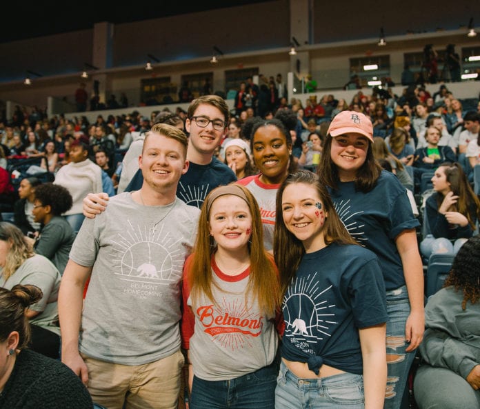 Students at 2019 Homecoming Game