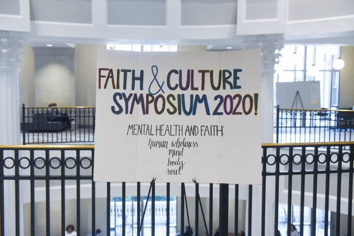 Faith and Culture Symposium Sign