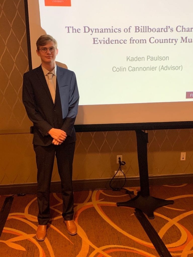 College of Business Student Presents at the 2020 Eastern Economic Association Annual Meeting