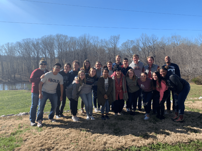 Belmont students at annual Pathways Retreat