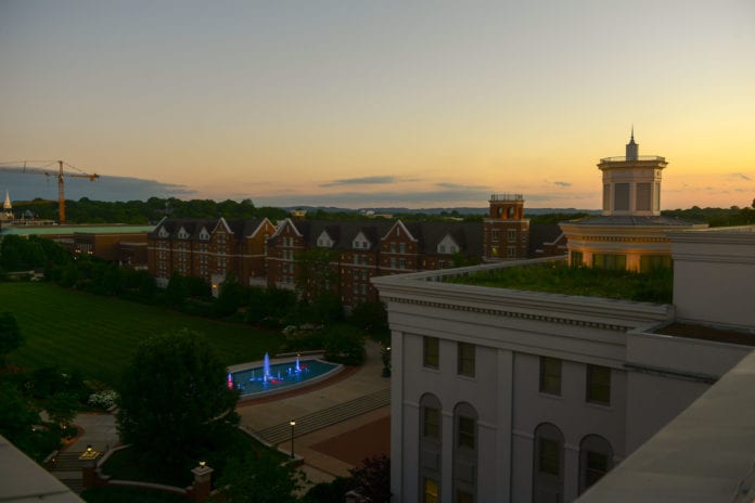 Sunset from Ayers roof