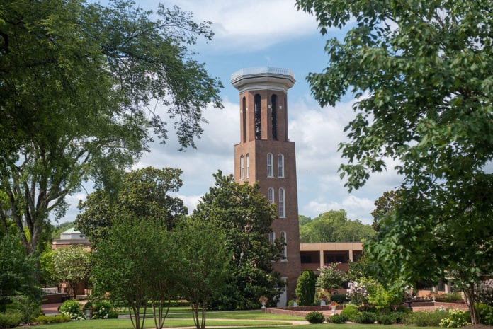 Pretty campus shot at Belmont University