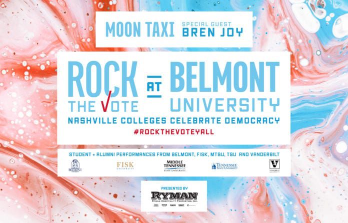 Rock the Vote at Belmont header