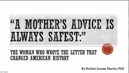 A Mother's Advice is Always Safest