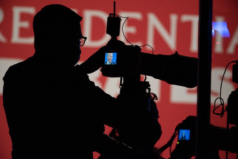 Photographer at Debate 