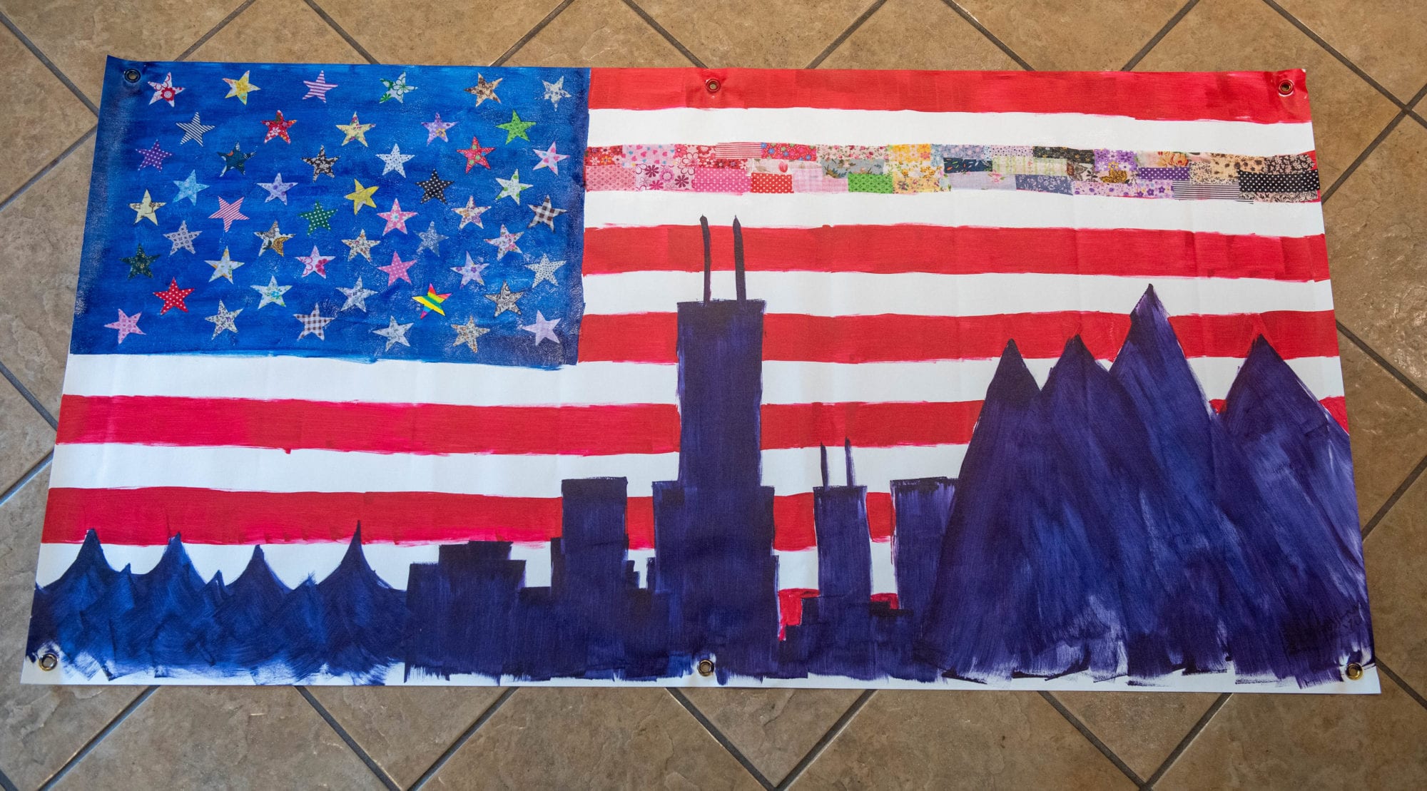 From Sea to Shining Sea, Unity Flag submitted by Holly Grosshans (Illinois)