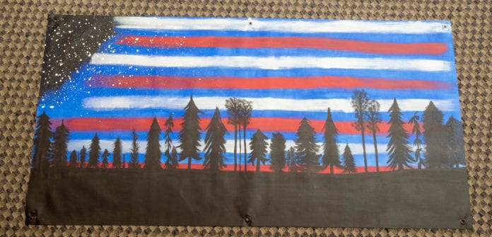 American Sky, Unity Flag submitted by Alison Miller and Nancee Wright (Minnesota)