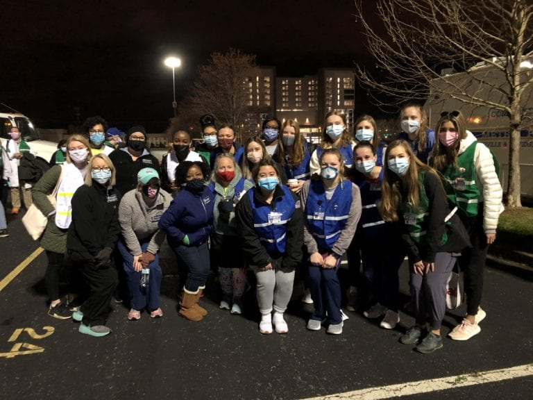 Nursing, Pharmacy Students and Faculty Staff Nashville’s Mass Vaccination Event