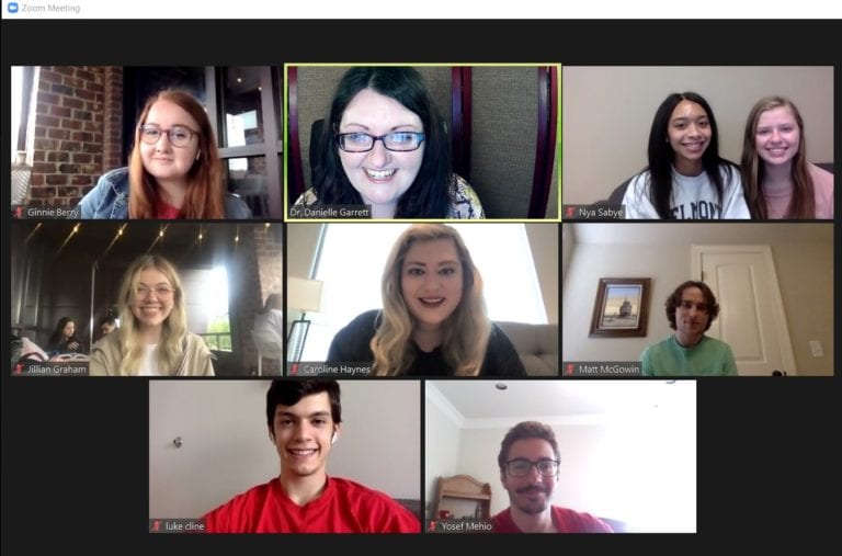 Garrett, Science Students Judge Local School Science Fair