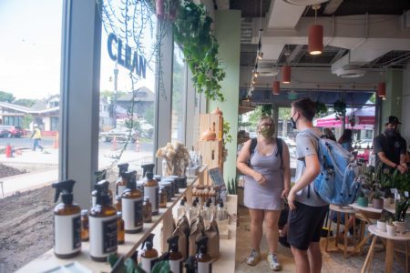 students shopping at the store