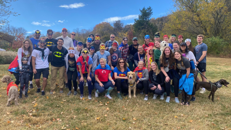 Physical Therapy Students, Faculty Hike in Support of Garrett’s “Hero” Run for Duchenne Muscular Dystrophy