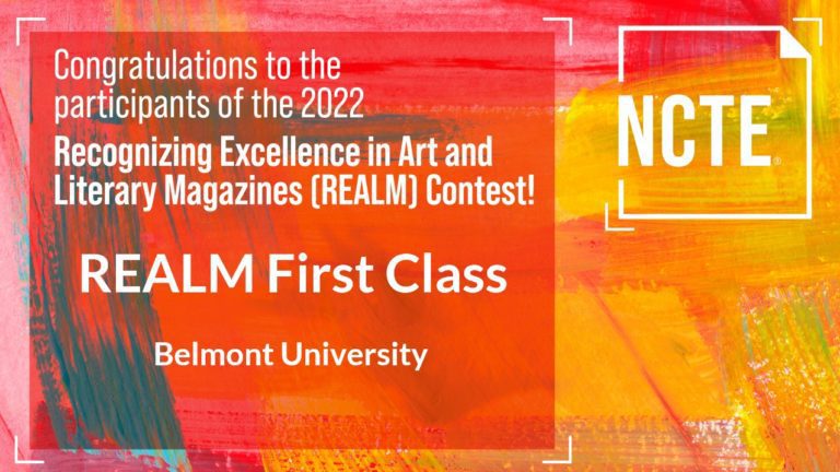 Belmont Story Review Receives Highest Honor for REALM Contest