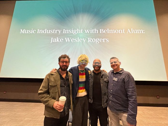 Jake Wesley Rogers with CEMB faculty and staff