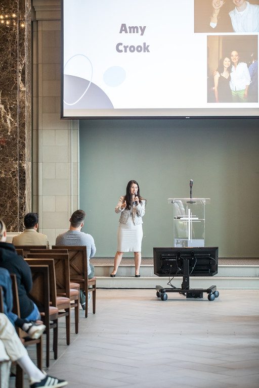 Dr. Amy Crook speaks at FailFest Chapel.