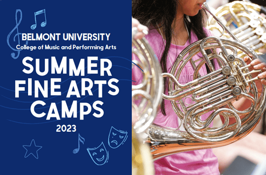 Take a Glance at Belmont’s Fine Arts Camp Offerings for Summer 2023